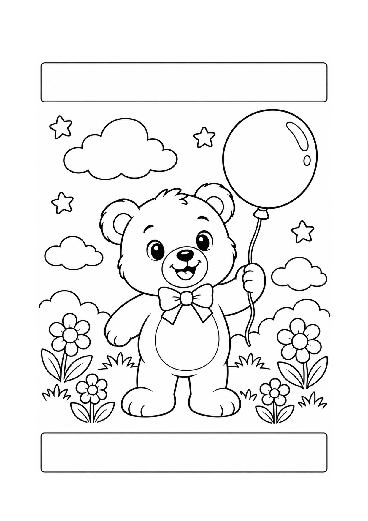 Teddy Bear coloring page