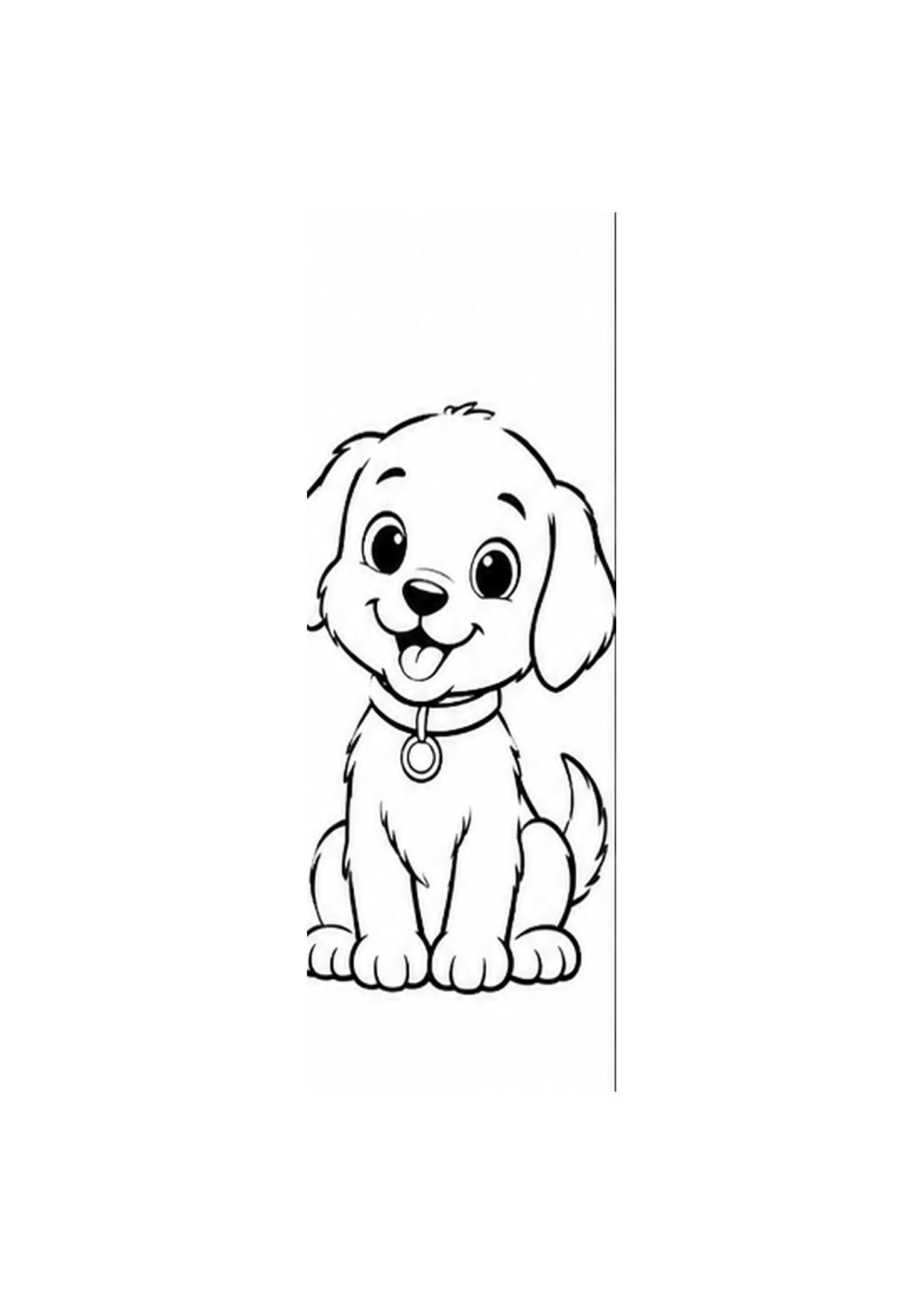 Cute Puppy coloring page