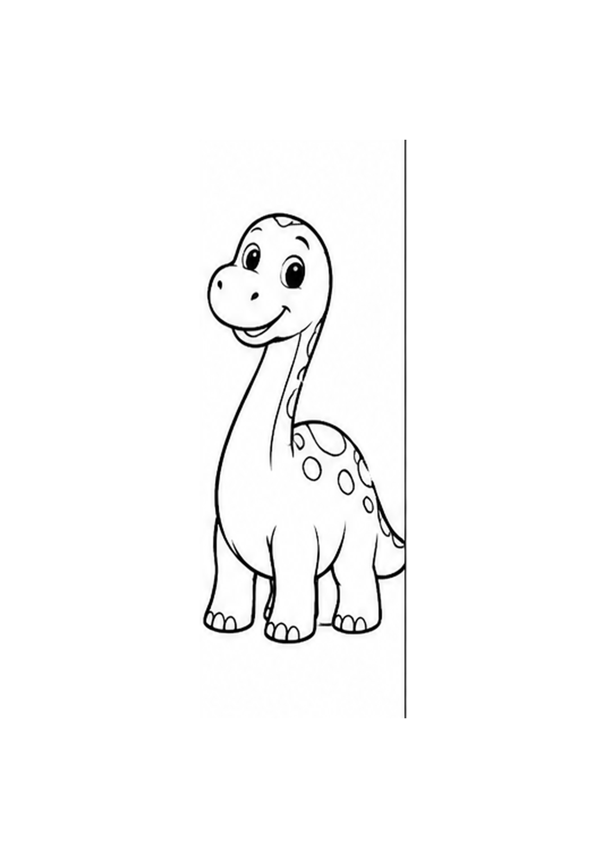 Dinosaur coloring page