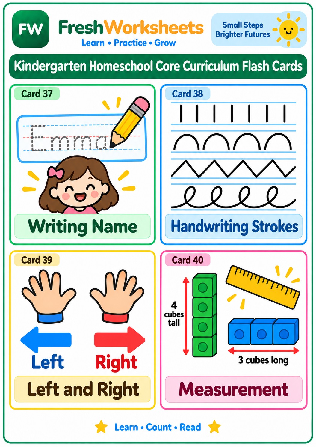 Free printable Writing, Directions & Measuring worksheet PDF for kids