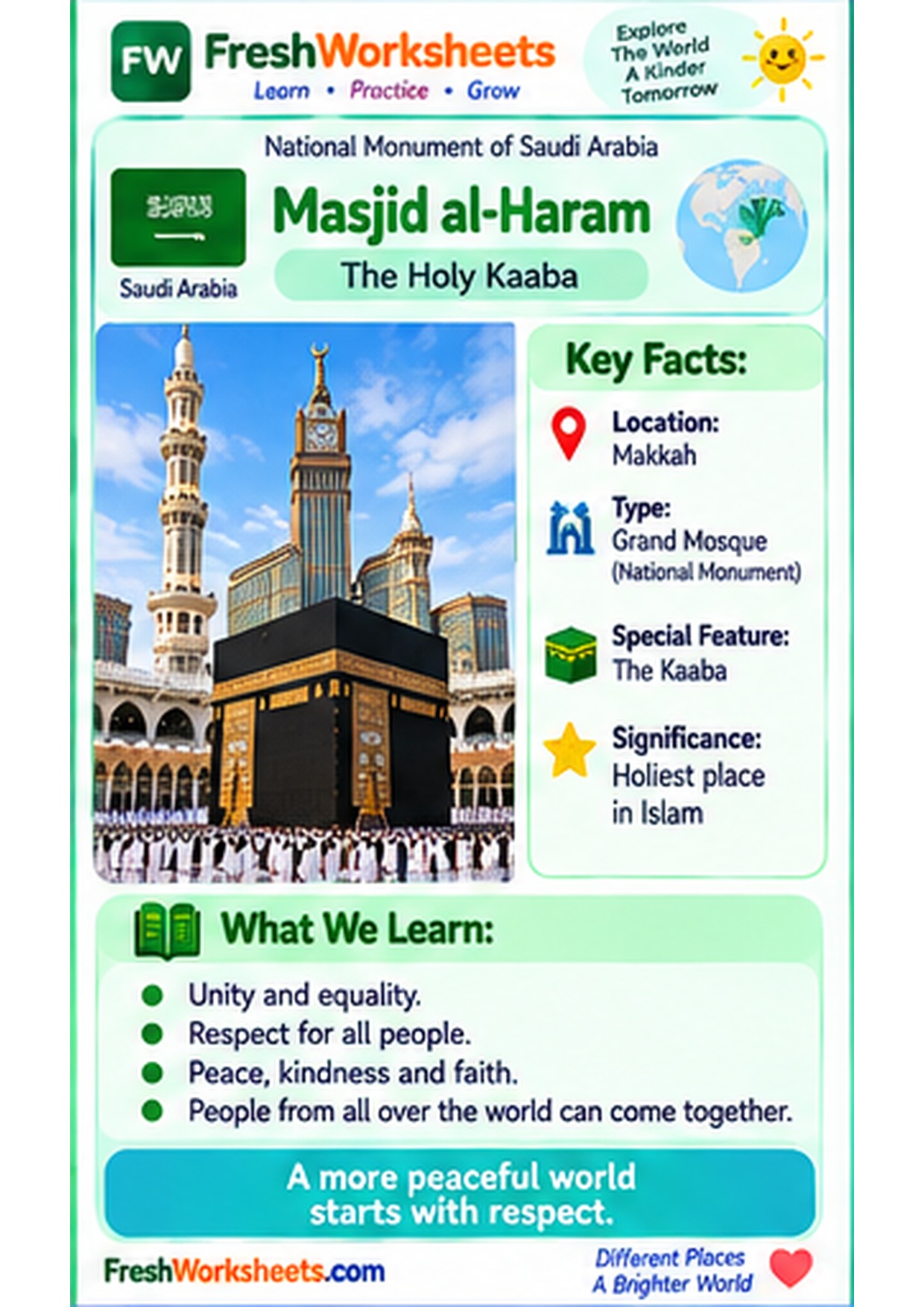 Masjid al-Haram worksheet
