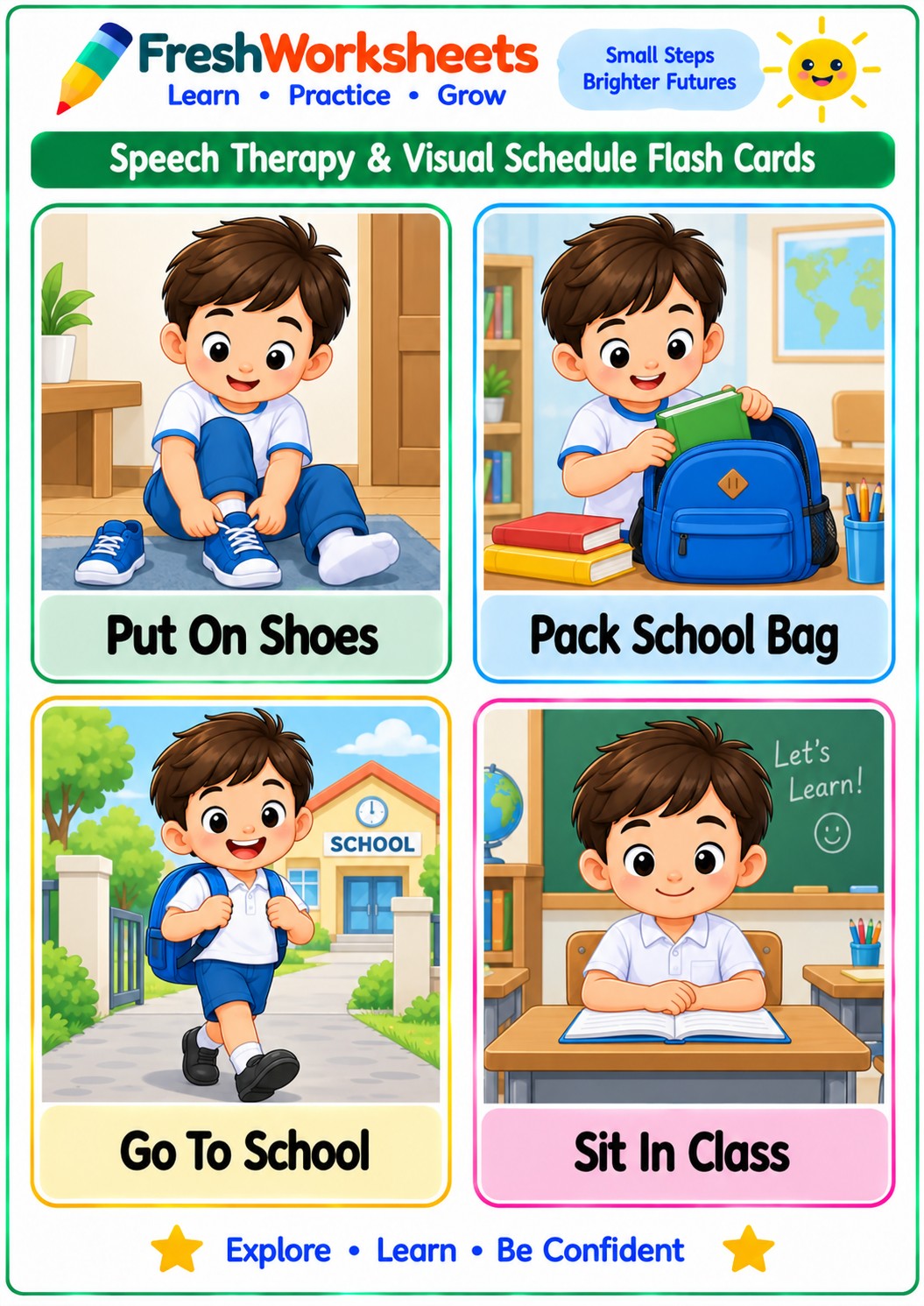 Free printable Communication Skills worksheet PDF for kids
